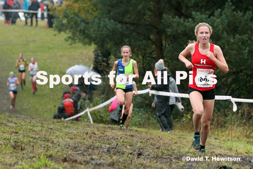 Girls under-15s, National Cross Country Relay Champs., Berry Hill Park, Mansfield.  Photo: David T. Hewitson/Sports for All Pics